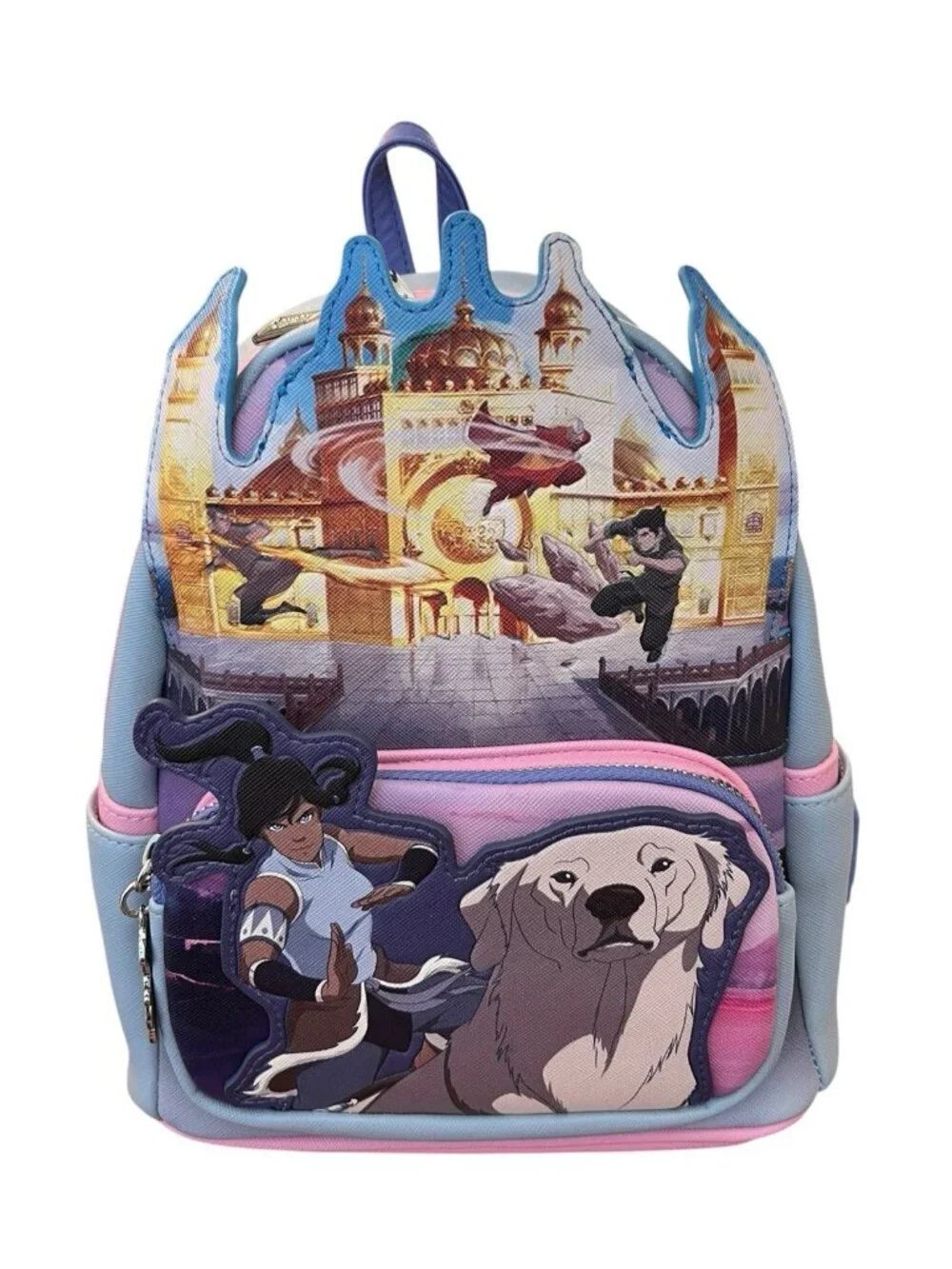 Loungefly The Legend of Korra Mini Backpack Avator Nickelodeon Pabu Charm NWT